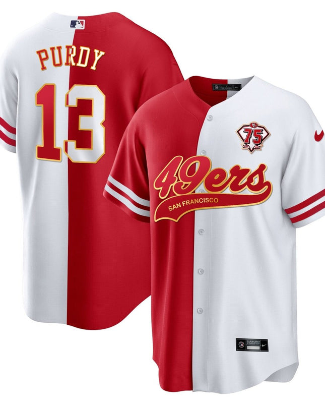 Men's 49ers Cool Base Gold Limited Jersey V2 - All Stitched SF49_KDZ - KINDOZY