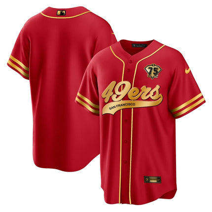 Men's 49ers Cool Base Gold Limited Jersey V2 - All Stitched SF49_KDZ - KINDOZY