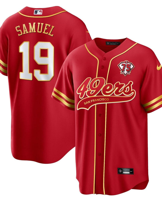 Men's 49ers Cool Base Gold Limited Jersey V2 - All Stitched SF49_KDZ - KINDOZY