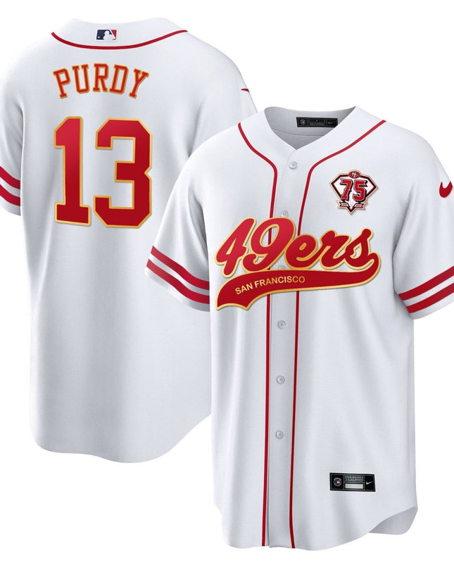 Men's 49ers Cool Base Gold Limited Jersey V2 - All Stitched SF49_KDZ - KINDOZY
