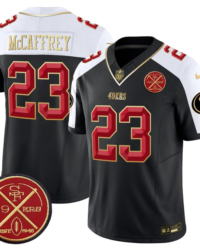 Men's 49ers Est.1946 Patch Vapor Limited Jersey V2 - All Stitched SF49_KDZ - KINDOZY