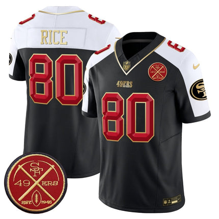 Men's 49ers Est.1946 Patch Vapor Limited Jersey V2 - All Stitched SF49_KDZ - KINDOZY