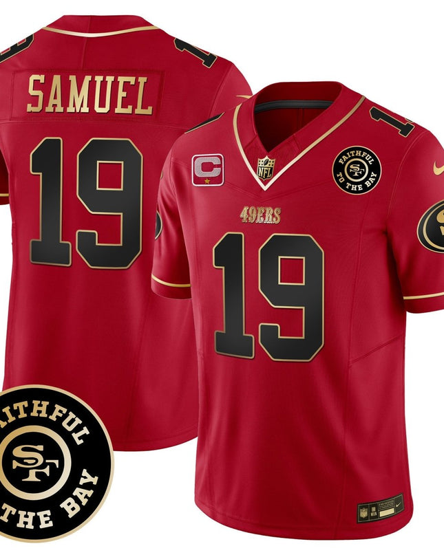 Men's 49ers Faithful To The Bay Patch Vapor Limited Jersey - All Stitched SF49_KDZ - KINDOZY