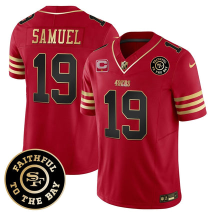 Men's 49ers Faithful To The Bay Patch Vapor Limited Jersey - All Stitched SF49_KDZ - KINDOZY
