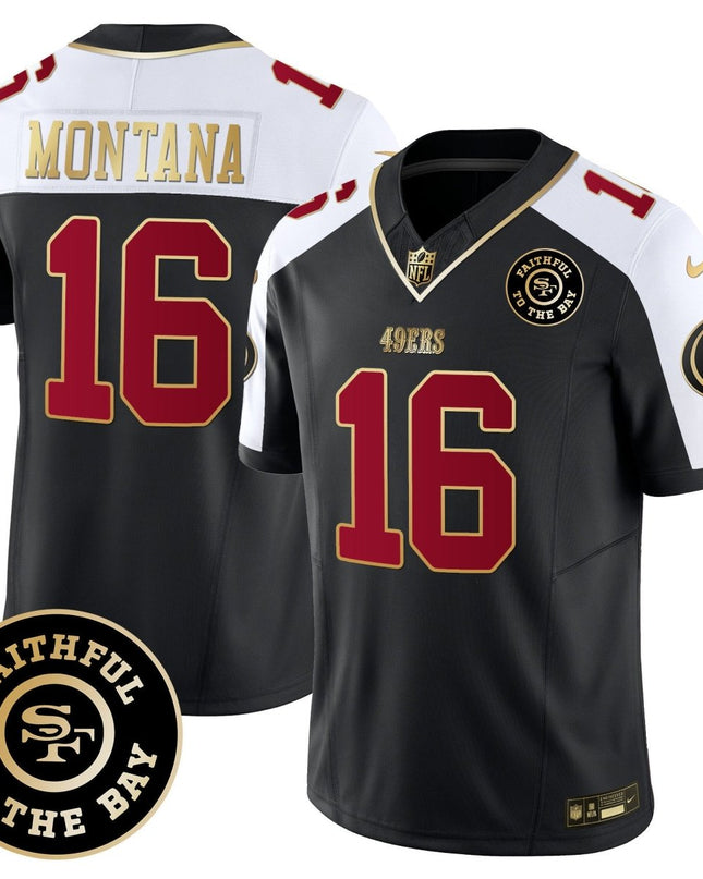 Men's 49ers Faithful To The Bay Patch Vapor Limited Jersey - All Stitched SF49_KDZ - KINDOZY