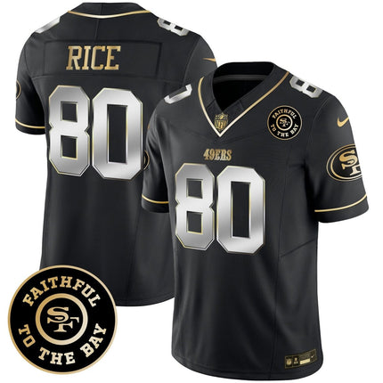 Men's 49ers Faithful To The Bay Patch Vapor Limited Jersey - All Stitched SF49_KDZ - KINDOZY