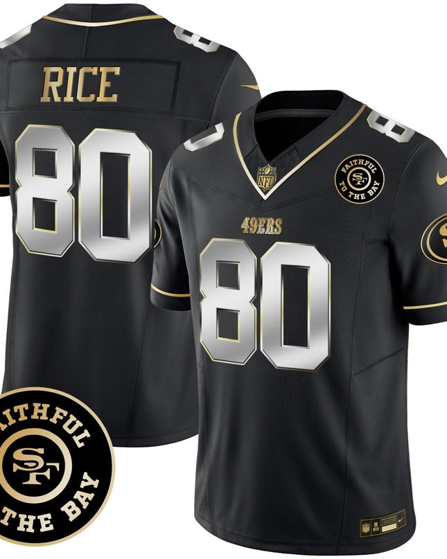 Men's 49ers Faithful To The Bay Patch Vapor Limited Jersey - All Stitched SF49_KDZ - KINDOZY