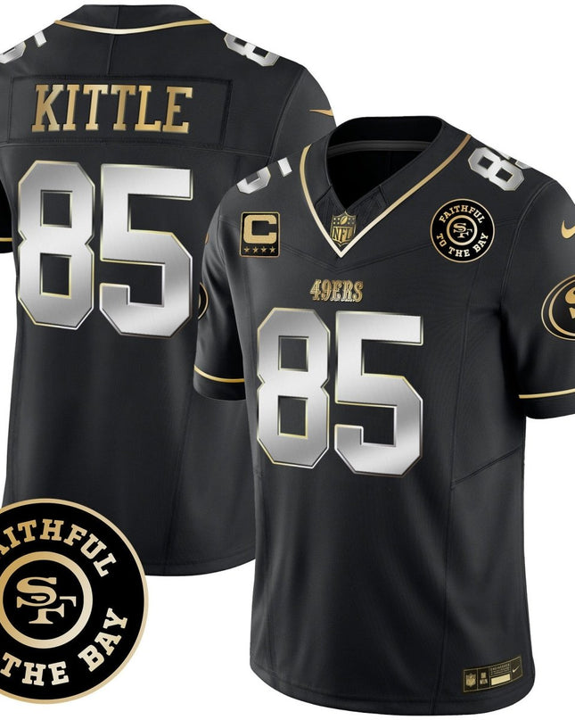 Men's 49ers Faithful To The Bay Patch Vapor Limited Jersey - All Stitched SF49_KDZ - KINDOZY