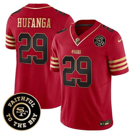 Men's 49ers Faithful To The Bay Patch Vapor Limited Jersey - All Stitched SF49_KDZ - KINDOZY