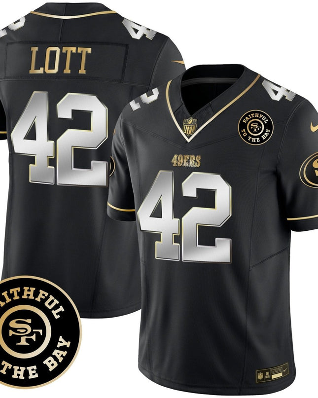 Men's 49ers Faithful To The Bay Patch Vapor Limited Jersey - All Stitched SF49_KDZ - KINDOZY