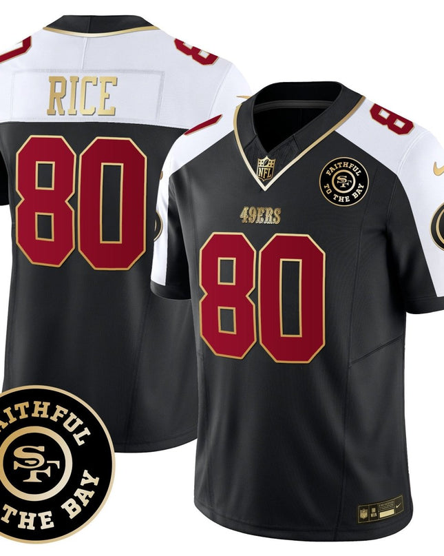 Men's 49ers Faithful To The Bay Patch Vapor Limited Jersey - All Stitched SF49_KDZ - KINDOZY