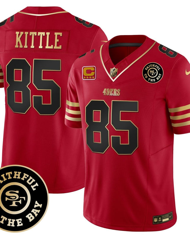 Men's 49ers Faithful To The Bay Patch Vapor Limited Jersey - All Stitched SF49_KDZ - KINDOZY