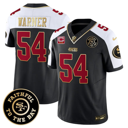 Men's 49ers Faithful To The Bay Patch Vapor Limited Jersey - All Stitched SF49_KDZ - KINDOZY