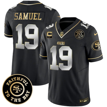 Men's 49ers Faithful To The Bay Patch Vapor Limited Jersey - All Stitched SF49_KDZ - KINDOZY