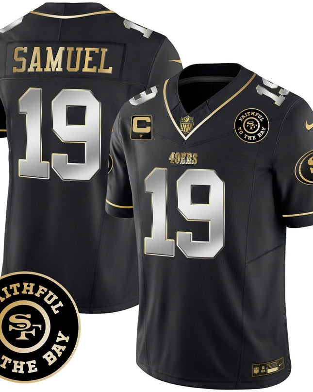 Men's 49ers Faithful To The Bay Patch Vapor Limited Jersey - All Stitched SF49_KDZ - KINDOZY