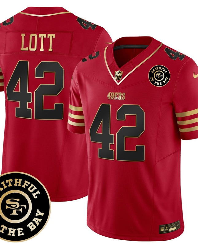 Men's 49ers Faithful To The Bay Patch Vapor Limited Jersey - All Stitched SF49_KDZ - KINDOZY