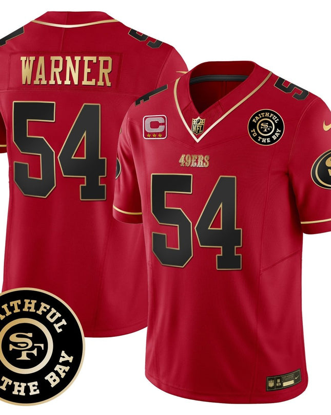 Men's 49ers Faithful To The Bay Patch Vapor Limited Jersey - All Stitched SF49_KDZ - KINDOZY