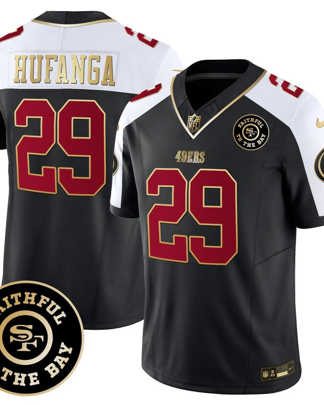 Men's 49ers Faithful To The Bay Patch Vapor Limited Jersey - All Stitched SF49_KDZ - KINDOZY