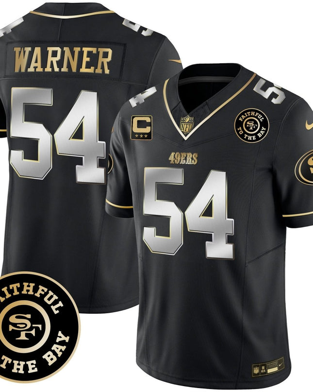Men's 49ers Faithful To The Bay Patch Vapor Limited Jersey - All Stitched SF49_KDZ - KINDOZY