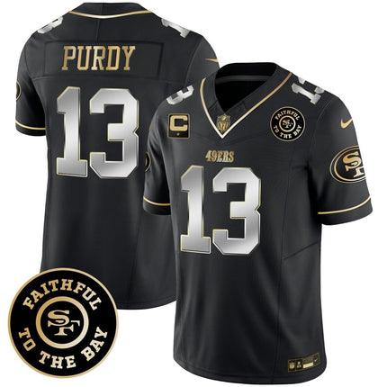 Men's 49ers Faithful To The Bay Patch Vapor Limited Jersey - All Stitched SF49_KDZ - KINDOZY
