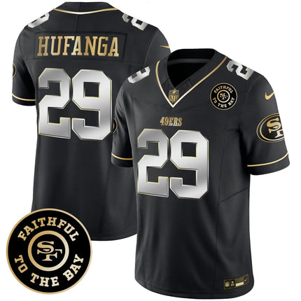 Men's 49ers Faithful To The Bay Patch Vapor Limited Jersey - All Stitched SF49_KDZ - KINDOZY