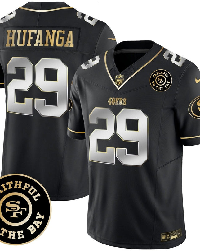 Men's 49ers Faithful To The Bay Patch Vapor Limited Jersey - All Stitched SF49_KDZ - KINDOZY