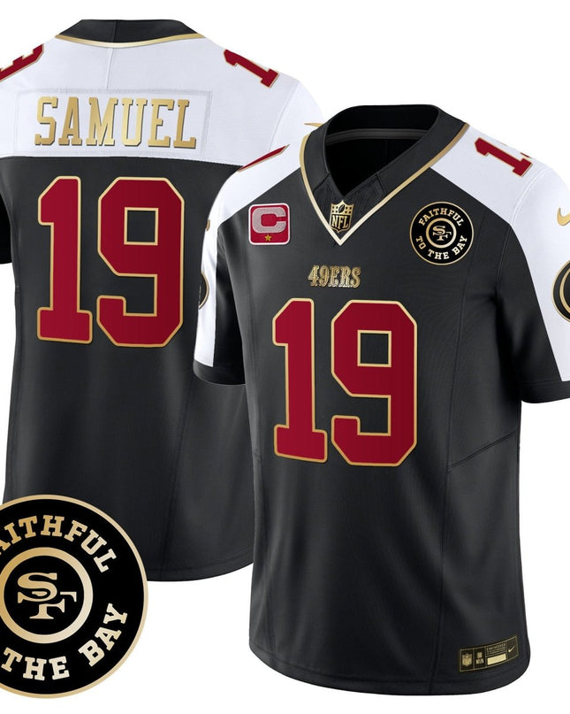 Men's 49ers Faithful To The Bay Patch Vapor Limited Jersey - All Stitched SF49_KDZ - KINDOZY