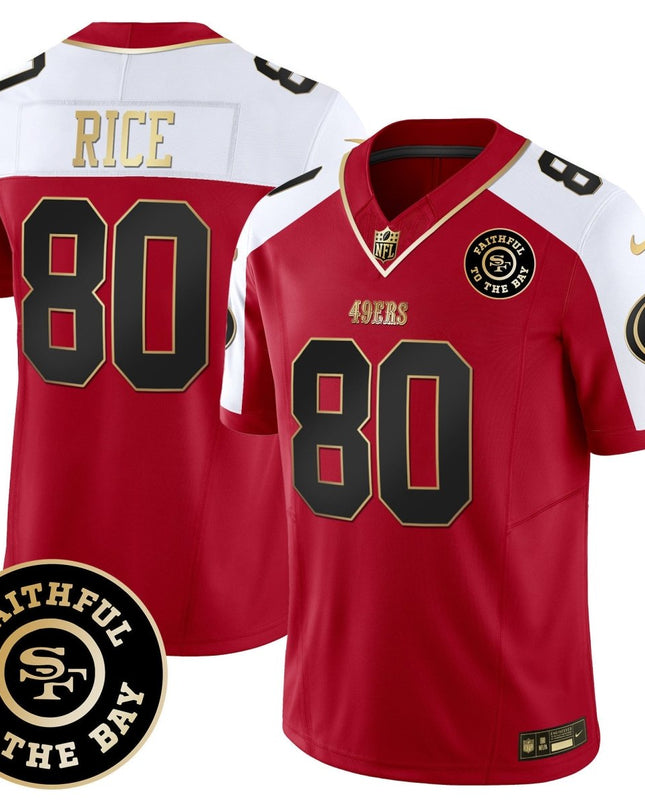 Men's 49ers Faithful To The Bay Patch Vapor Limited Jersey - All Stitched SF49_KDZ - KINDOZY
