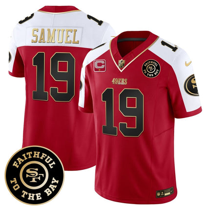 Men's 49ers Faithful To The Bay Patch Vapor Limited Jersey - All Stitched SF49_KDZ - KINDOZY