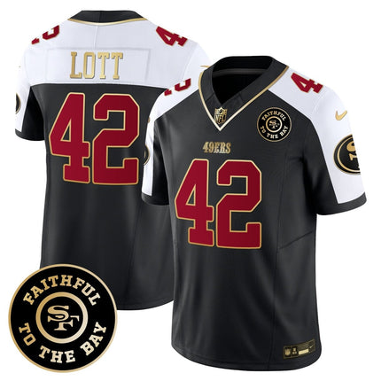 Men's 49ers Faithful To The Bay Patch Vapor Limited Jersey - All Stitched SF49_KDZ - KINDOZY