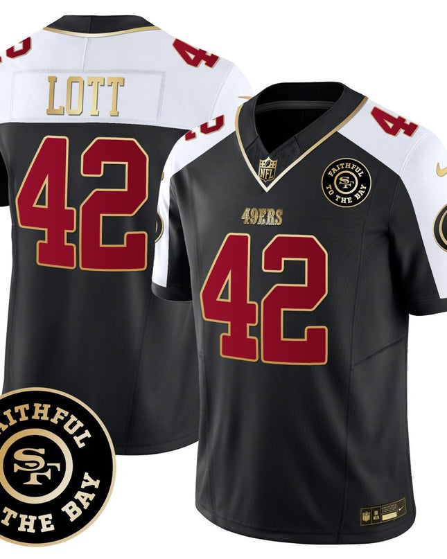 Men's 49ers Faithful To The Bay Patch Vapor Limited Jersey - All Stitched SF49_KDZ - KINDOZY