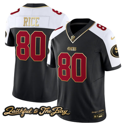 Men's 49ers Faithful To The Bay Patch Vapor Limited Jersey V3 - All Stitched SF49_KDZ - KINDOZY
