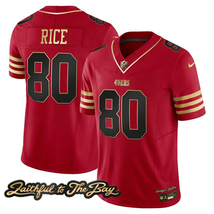 Men's 49ers Faithful To The Bay Patch Vapor Limited Jersey V3 - All Stitched SF49_KDZ - KINDOZY
