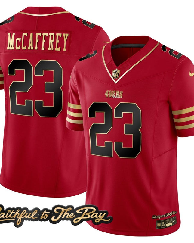 Men's 49ers Faithful To The Bay Patch Vapor Limited Jersey V3 - All Stitched SF49_KDZ - KINDOZY