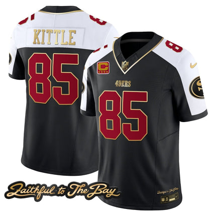 Men's 49ers Faithful To The Bay Patch Vapor Limited Jersey V3 - All Stitched SF49_KDZ - KINDOZY