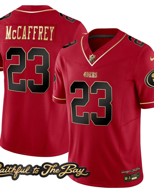 Men's 49ers Faithful To The Bay Patch Vapor Limited Jersey V3 - All Stitched SF49_KDZ - KINDOZY