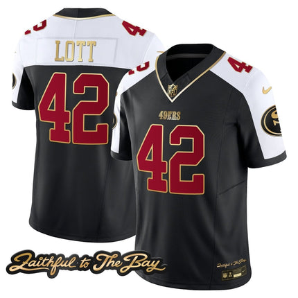 Men's 49ers Faithful To The Bay Patch Vapor Limited Jersey V3 - All Stitched SF49_KDZ - KINDOZY