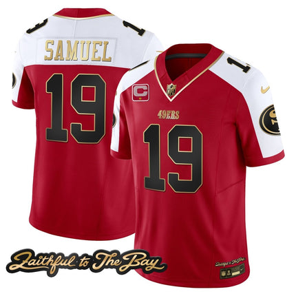 Men's 49ers Faithful To The Bay Patch Vapor Limited Jersey V3 - All Stitched SF49_KDZ - KINDOZY