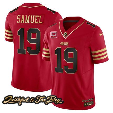 Men's 49ers Faithful To The Bay Patch Vapor Limited Jersey V3 - All Stitched SF49_KDZ - KINDOZY