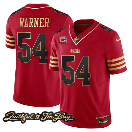 Men's 49ers Faithful To The Bay Patch Vapor Limited Jersey V3 - All Stitched SF49_KDZ - KINDOZY