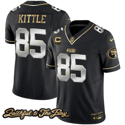 Men's 49ers Faithful To The Bay Patch Vapor Limited Jersey V3 - All Stitched SF49_KDZ - KINDOZY