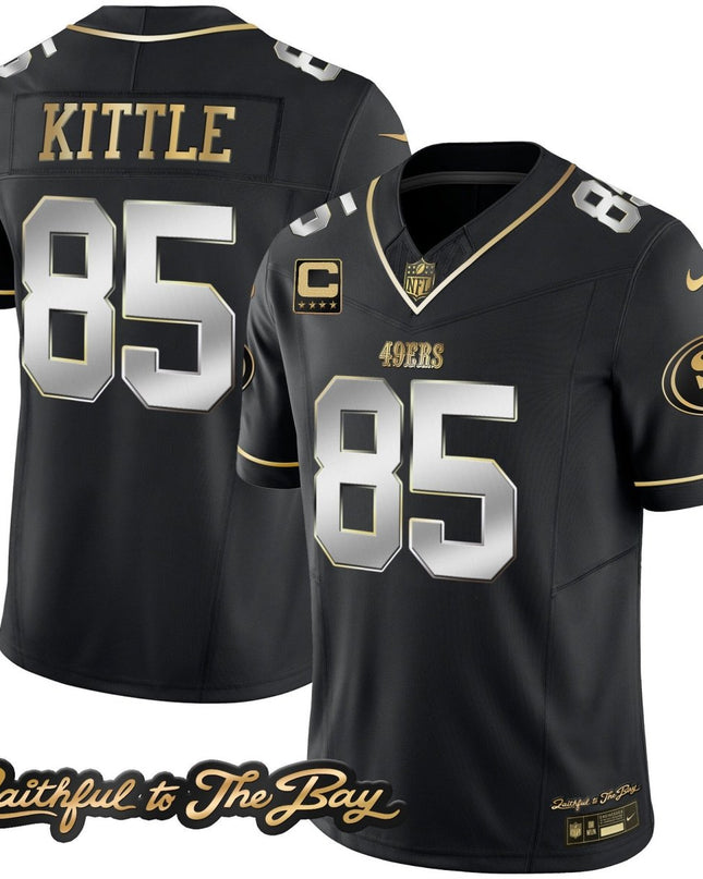 Men's 49ers Faithful To The Bay Patch Vapor Limited Jersey V3 - All Stitched SF49_KDZ - KINDOZY