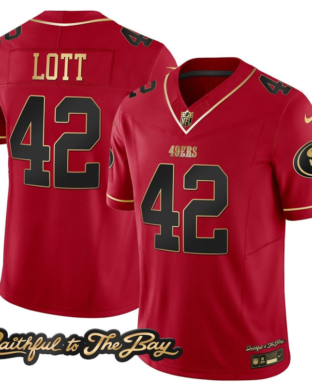 Men's 49ers Faithful To The Bay Patch Vapor Limited Jersey V3 - All Stitched SF49_KDZ - KINDOZY