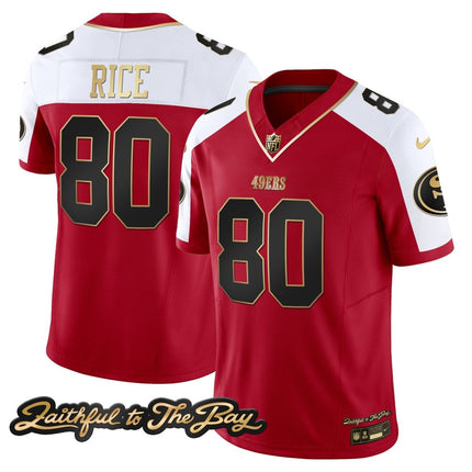 Men's 49ers Faithful To The Bay Patch Vapor Limited Jersey V3 - All Stitched SF49_KDZ - KINDOZY