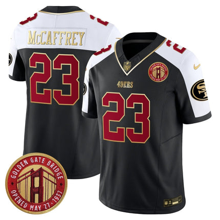 Men's 49ers Golden Gate Bridge Patch Vapor Limited Jersey - All Stitched SF49_KDZ - KINDOZY