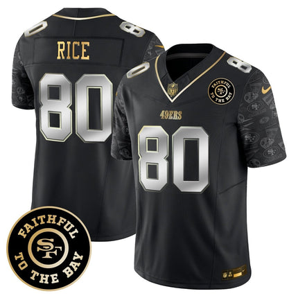 Men's 49ers Pattern Style Vapor Limited Jersey - All Stitched SF49_KDZ - KINDOZY