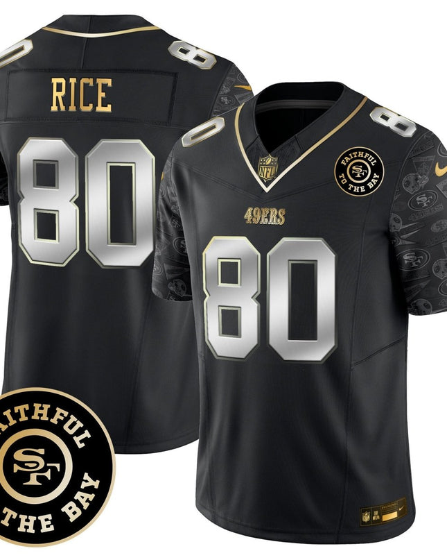 Men's 49ers Pattern Style Vapor Limited Jersey - All Stitched SF49_KDZ - KINDOZY