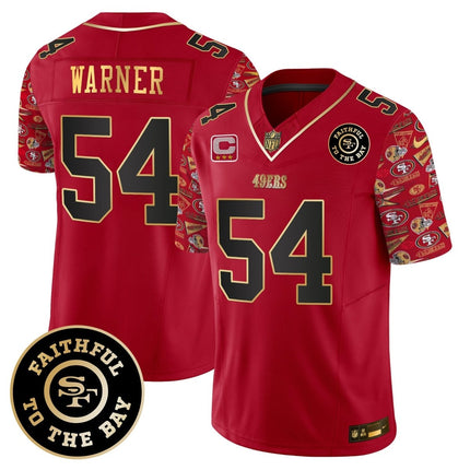 Men's 49ers Pattern Style Vapor Limited Jersey - All Stitched SF49_KDZ - KINDOZY