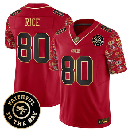 Men's 49ers Pattern Style Vapor Limited Jersey - All Stitched SF49_KDZ - KINDOZY