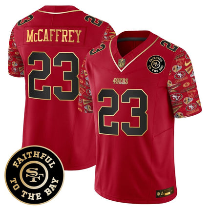 Men's 49ers Pattern Style Vapor Limited Jersey - All Stitched SF49_KDZ - KINDOZY